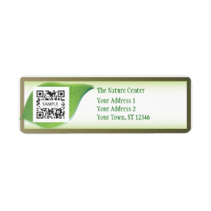 Etiqueta Devolver Rótulo - Centro Natureza Modelo