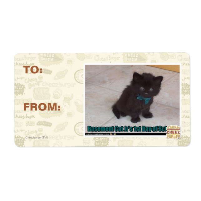 Etiqueta Dia da rua (Frente)