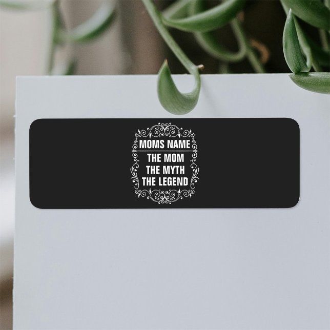 Etiqueta Dia de as mães Personalizado (Criador carregado)