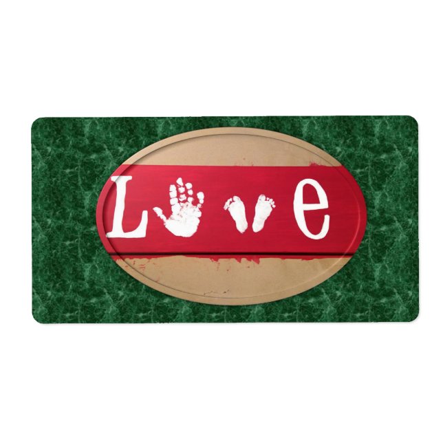 Etiqueta Dia de os namorados Labels Love (Frente)