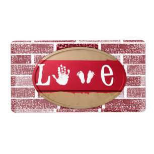 Etiqueta Dia de os namorados Labels Love