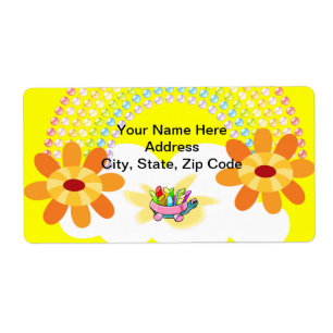 Etiqueta Dia de os namorados Rótulos arco-íris