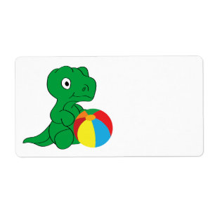 Etiqueta Dino e bola
