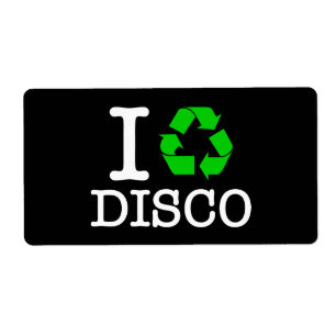 Etiqueta Disco do Reciclar