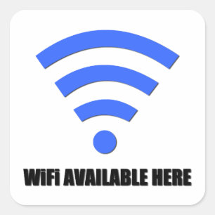 Etiqueta disponível de Wifi aqui