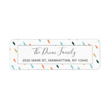 Diversão Colorida do Padrão de queda de chuva