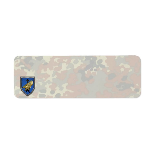 Etiqueta Division Spezielle Operationen (Frente)