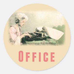 Etiqueta do adesivo da caixa móvel do Office