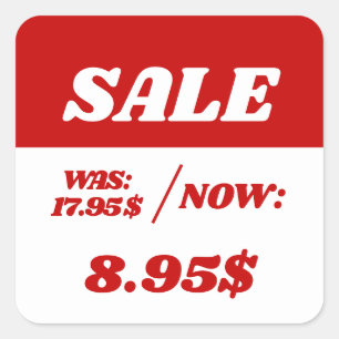 Etiqueta do Adesivo de Preço de Desconto