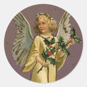 Etiqueta do anjo do vintage