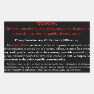 Etiqueta do ato da protecção de privacidade,