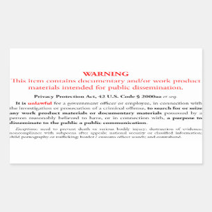Etiqueta do ato da protecção de privacidade,