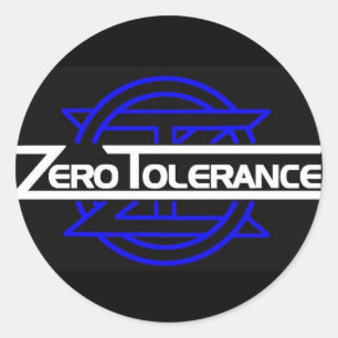 Etiqueta do azul de ZT