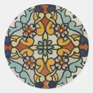 Etiqueta do azulejo 2 de Talavera