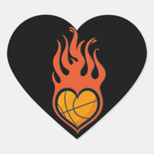 Etiqueta do basquetebol do amor