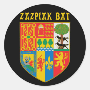 Etiqueta do bastão de Zazpiak