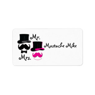 Etiqueta do bigode, do chapéu alto, do laço e da