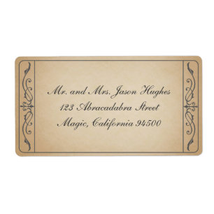 Etiqueta do bilhete do vintage