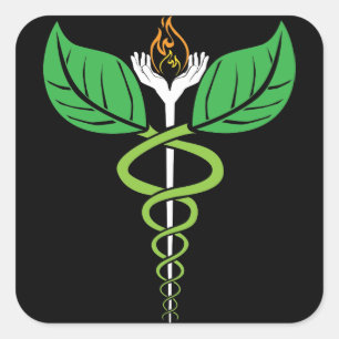 Etiqueta do Caduceus de Naturopathic