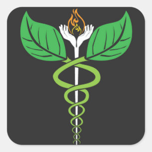 Etiqueta do Caduceus de Naturopathic