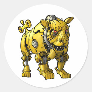 Etiqueta do cão de guarda