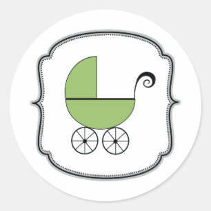 Etiqueta do carrinho de bebê