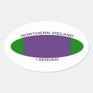 Etiqueta do carro de Irlanda do Norte "que eu