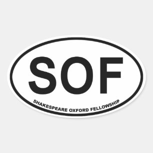 Etiqueta do carro do SOF