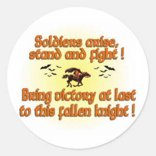 Etiqueta do cavaleiro decapitado