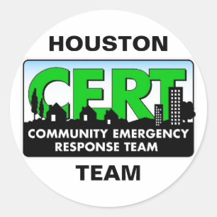 Etiqueta do CERT de Houston