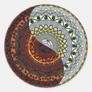 Etiqueta do céu e do inferno