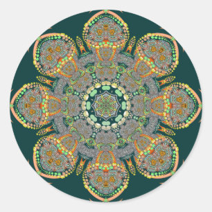 Etiqueta do círculo de Shroom