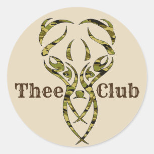 Etiqueta do clube de Thee