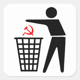 Etiqueta do comunismo do lixo