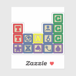 Etiqueta do contorno dos blocos do biólogo futuro