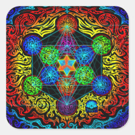 Etiqueta do cubo de Metatron