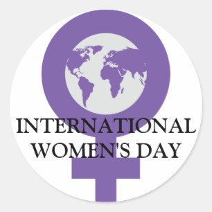 Etiqueta do dia das mulheres