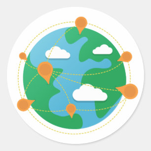 Etiqueta do dia do risco (branca)