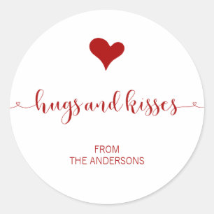 Etiqueta do dia dos namorados dos abraços e dos