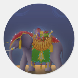 Etiqueta do elefante S001