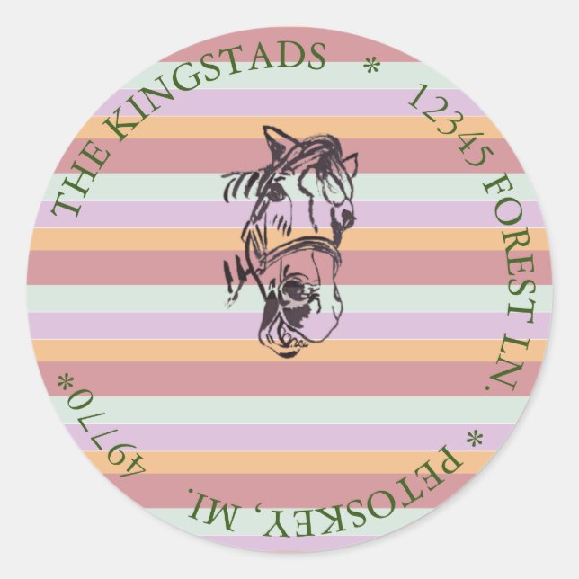 etiqueta do endereço de candi do celeiro (Frente)