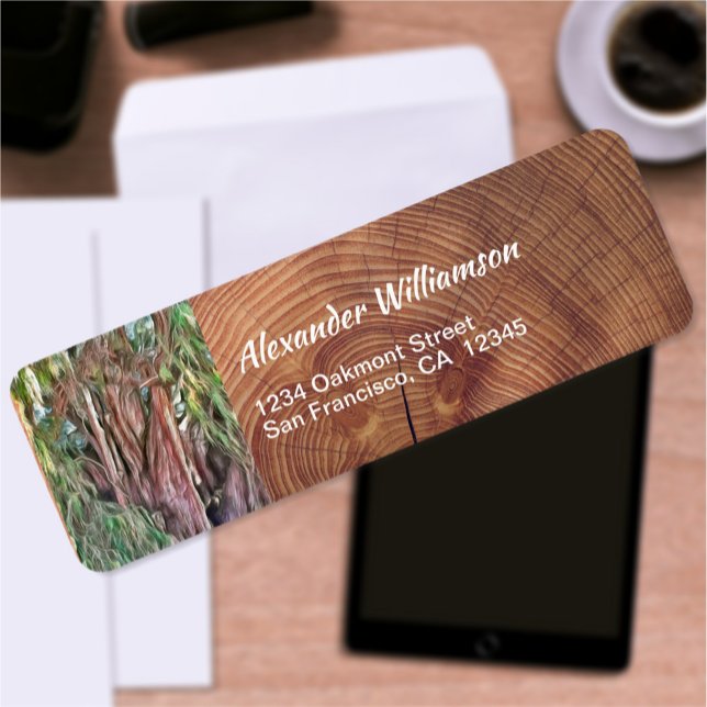 Etiqueta do endereço Oaxaca OAX1 da árvore (Criador carregado)