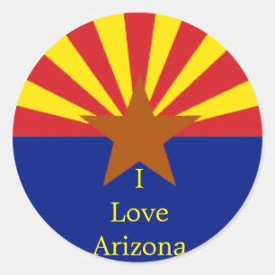 Etiqueta do estado da arizona