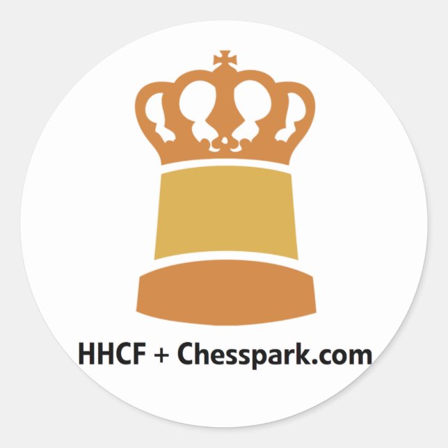 Etiqueta do evento de HHCF Chesspark (Frente)