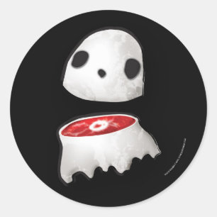 Etiqueta do fantasma da carne