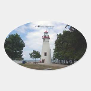 Etiqueta do farol de Marblehead