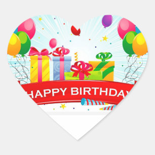 etiqueta do feliz aniversario