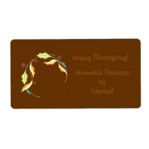 Etiqueta do frasco do ~ das folhas