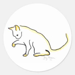 Etiqueta do gato