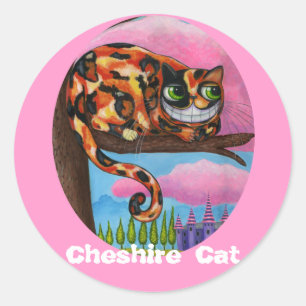 Etiqueta do gato de Cheshire